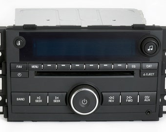 2007-2008 Chevrolet Impala Monte Carlo Radio Am Fm CD with Bluetooth Music Upgrade Part Number 25867889 Unlocked