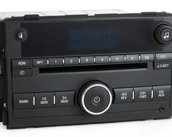 2009-2016 Chevrolet Impala Am Fm CD Player Radio with Auxiliary Input Upgrade Part Number 20756283 UNLOCKED