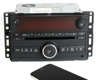 2006-2007 Saturn Vue Ion AM FM CD with Auxiliary Bluetooth Music Upgrade and Opt US8 Part Number: 15790419