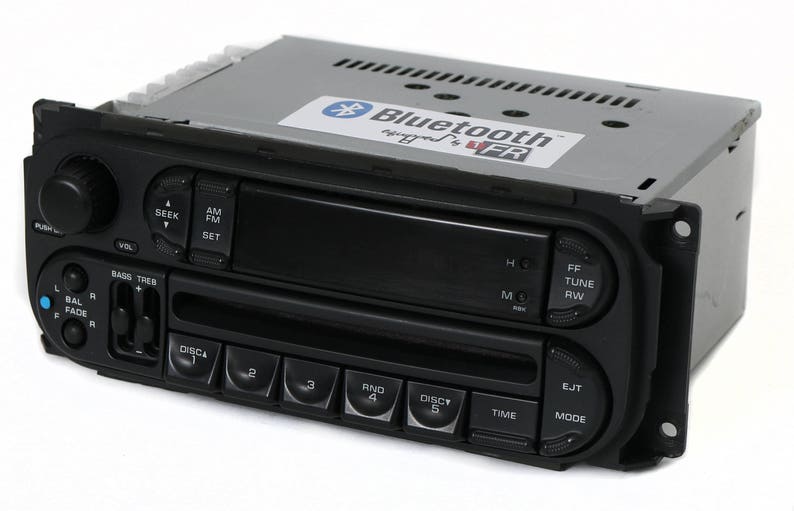 Chrysler 2002 to 2007 CD Radio w Bluetooth Music Slider