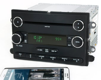 Ford Taurus X 2008 to 2009 Am Fm mp3 CD Radio Modified w Bluetooth Music - Remanufactured and Upgraded - 8F9T-18C869-FB