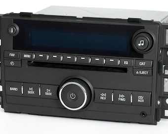 2006 Buick Lucerne Am Fm Single Disc Aux Radio With Bluetooth Music Upgrade Part Number 15871700
