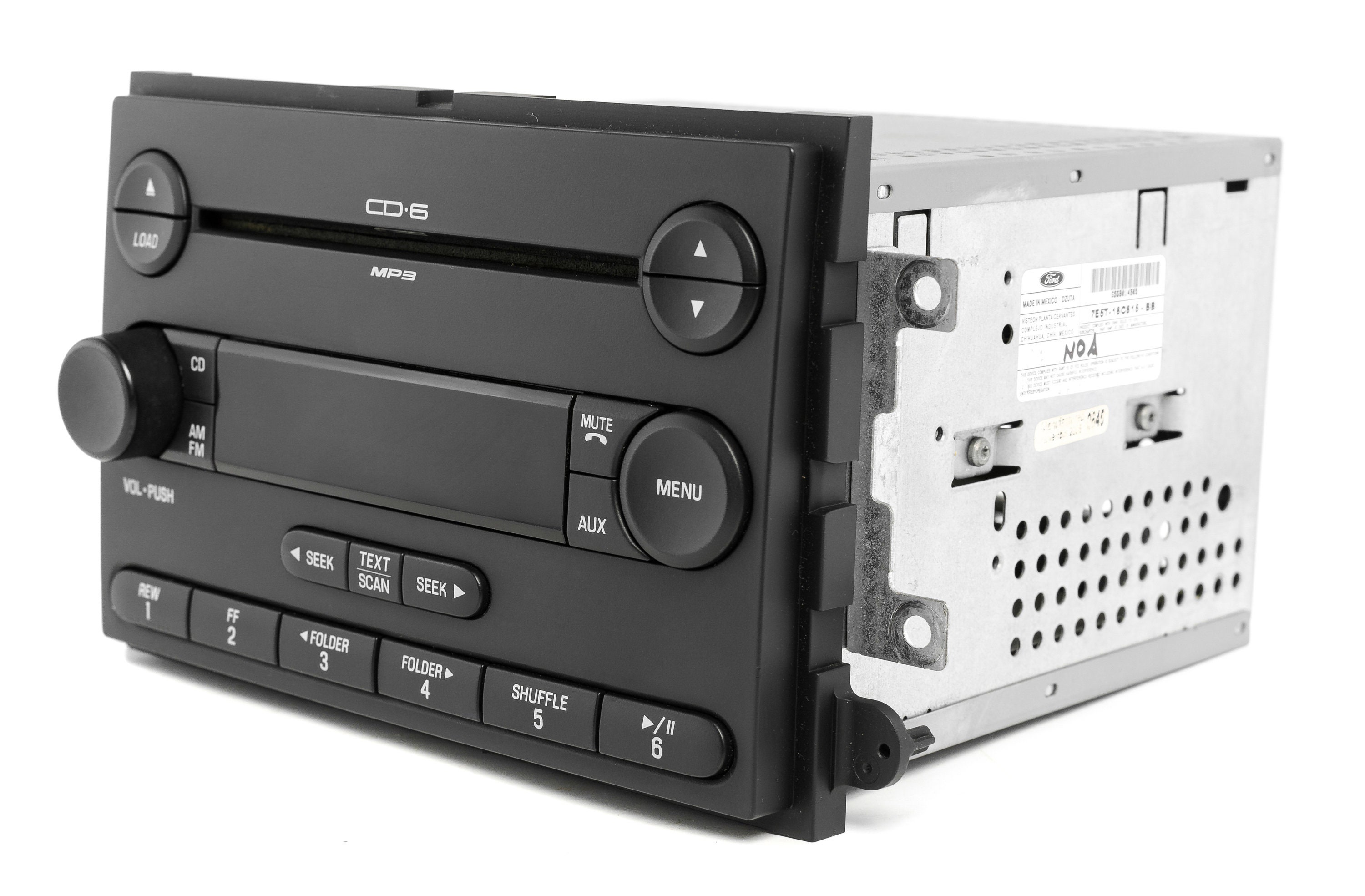 Am Fm Mp3 6 CD Player Radio With Bluetooth Music Upgrade Fits 2007 Ford ...