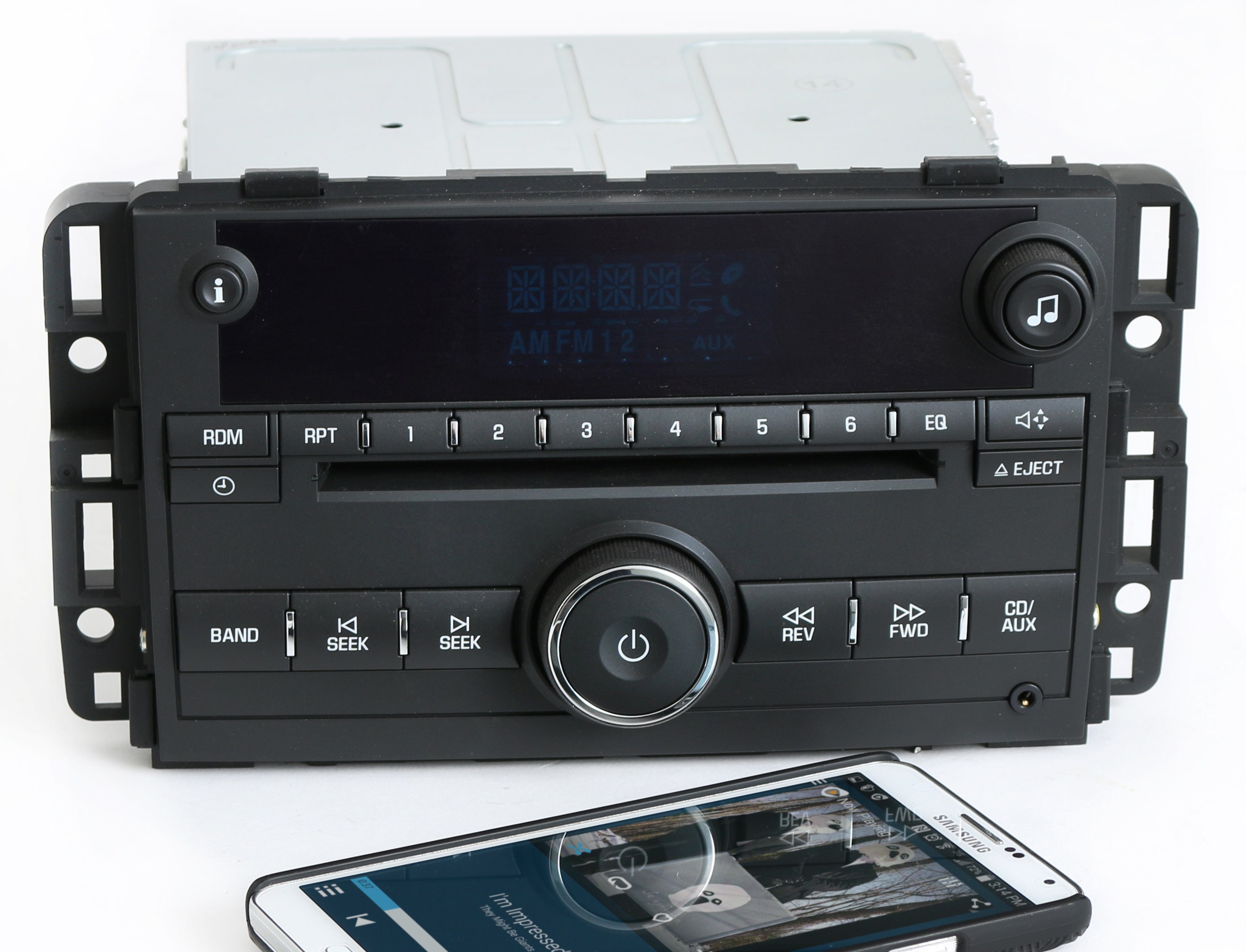 Chevrolet Impala 2009-2016 Am Fm CD Player Radio with Bluetooth Music Upgrade Part Number 22804479 UNLOCKED