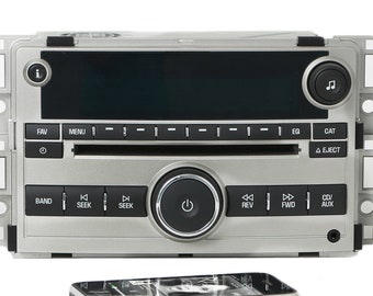 2007-2008 Chevrolet Cobalt Pontiac G5 AM FM CD Radio With Auxiliary Input with Bluetooth Music Part Number: 25775628