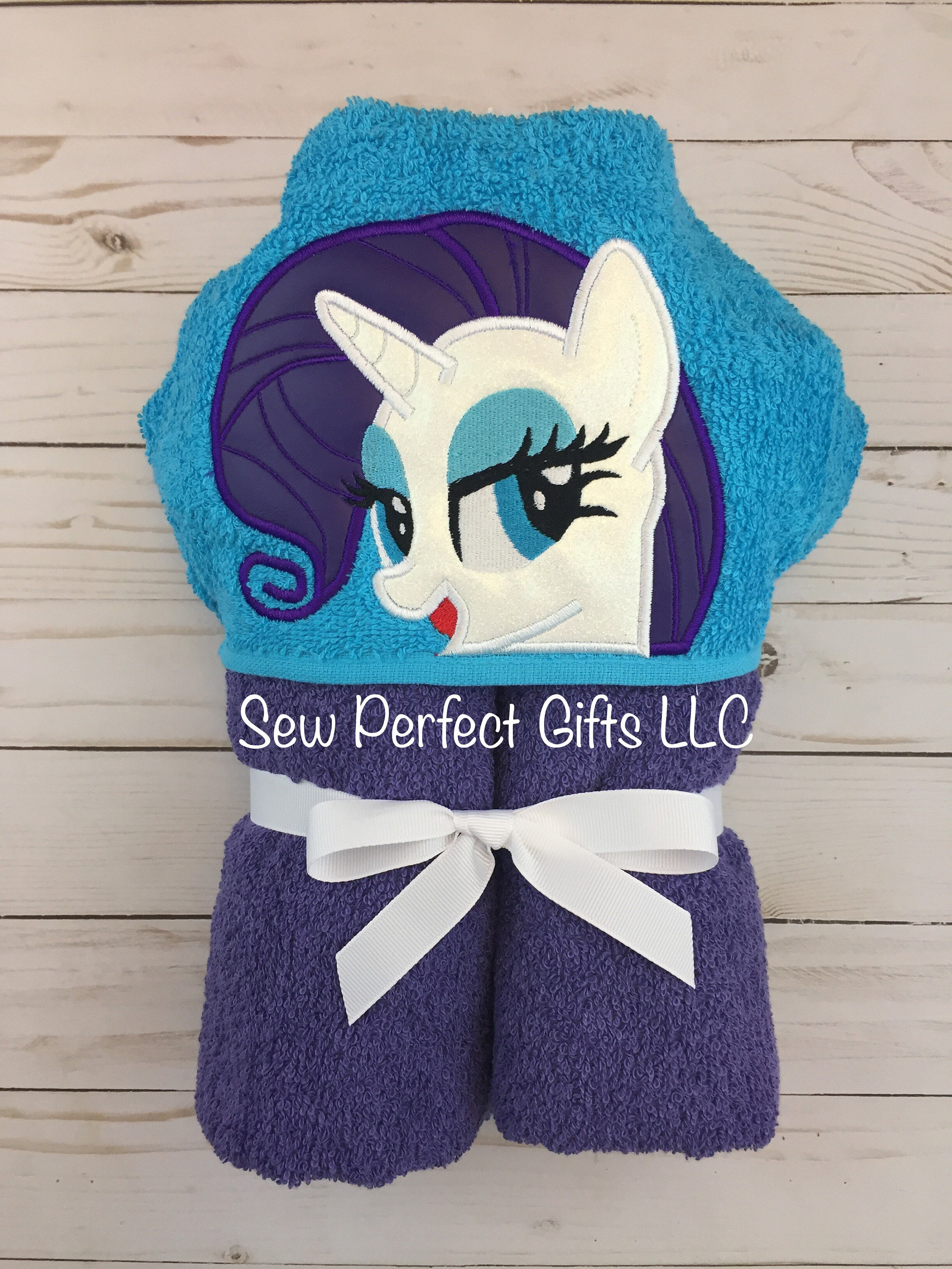 LISTO PARA ENVIAR toalla de baño con capucha Pony toalla con | Etsy