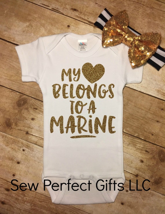 baby girl marine outfit
