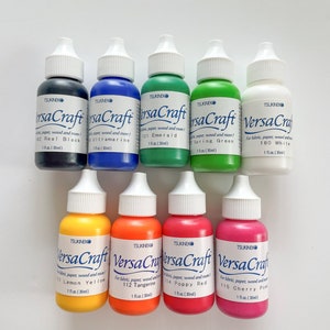 Versacraft inktkussen navulling, inkt voor poreuze oppervlakken zoals papier, textiel, hout, terracotta