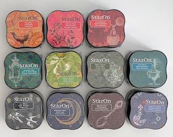 Encreurs pour surfaces non poreuses, StazOn Midi, 11 couleurs disponibles
