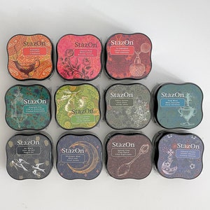 Encreurs pour surfaces non poreuses, StazOn Midi, 11 couleurs disponibles