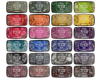 Versafine Clair ink pads, 24 colors avalaible, Ink pad for fine details, fast drying ink, for stationery scrapbooking