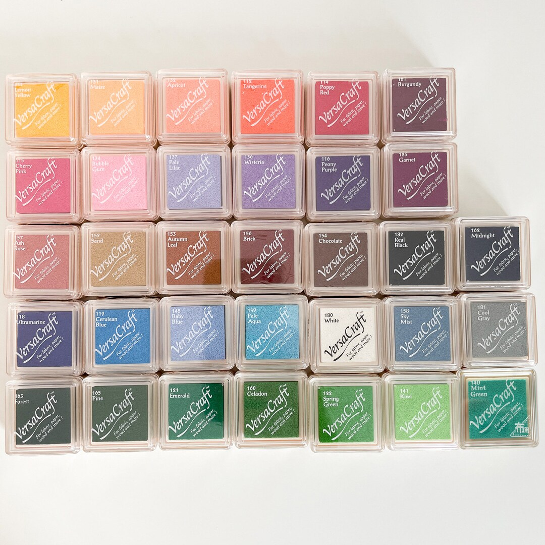 Versacraft Mini Ink Pads for Paper, Fabric, Wood, Leather or Pottery Etsy