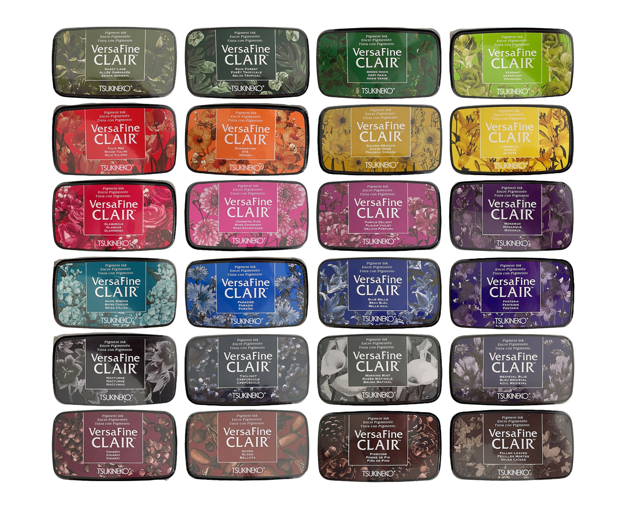 Crafty Urchins - These new colours of VersaFine ink pads 'Clair' are  available in a stunning range of vintage and bright colours and will  compliment the original Versafine colour range of ink