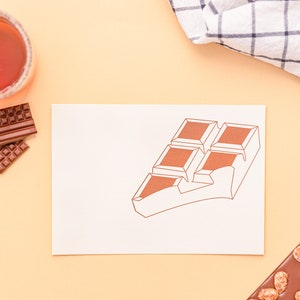 Carte Tablette de chocolat