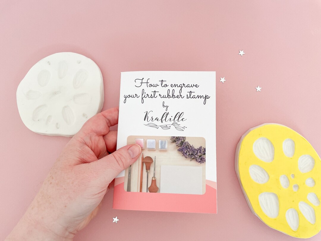 How to Engrave Rubber Stamp Guide and How to in ENGLISH Etsy