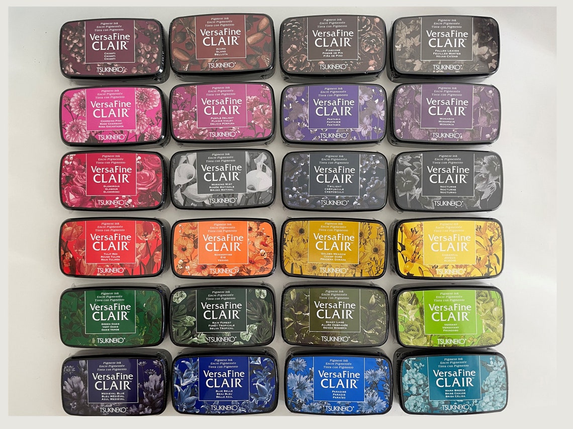 Versafine Clair ink pads 24 colors avalaible Ink pad for Etsy