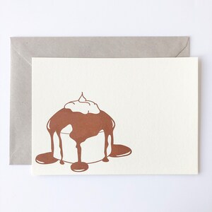 Cupcake card, letterpress stationary image 5