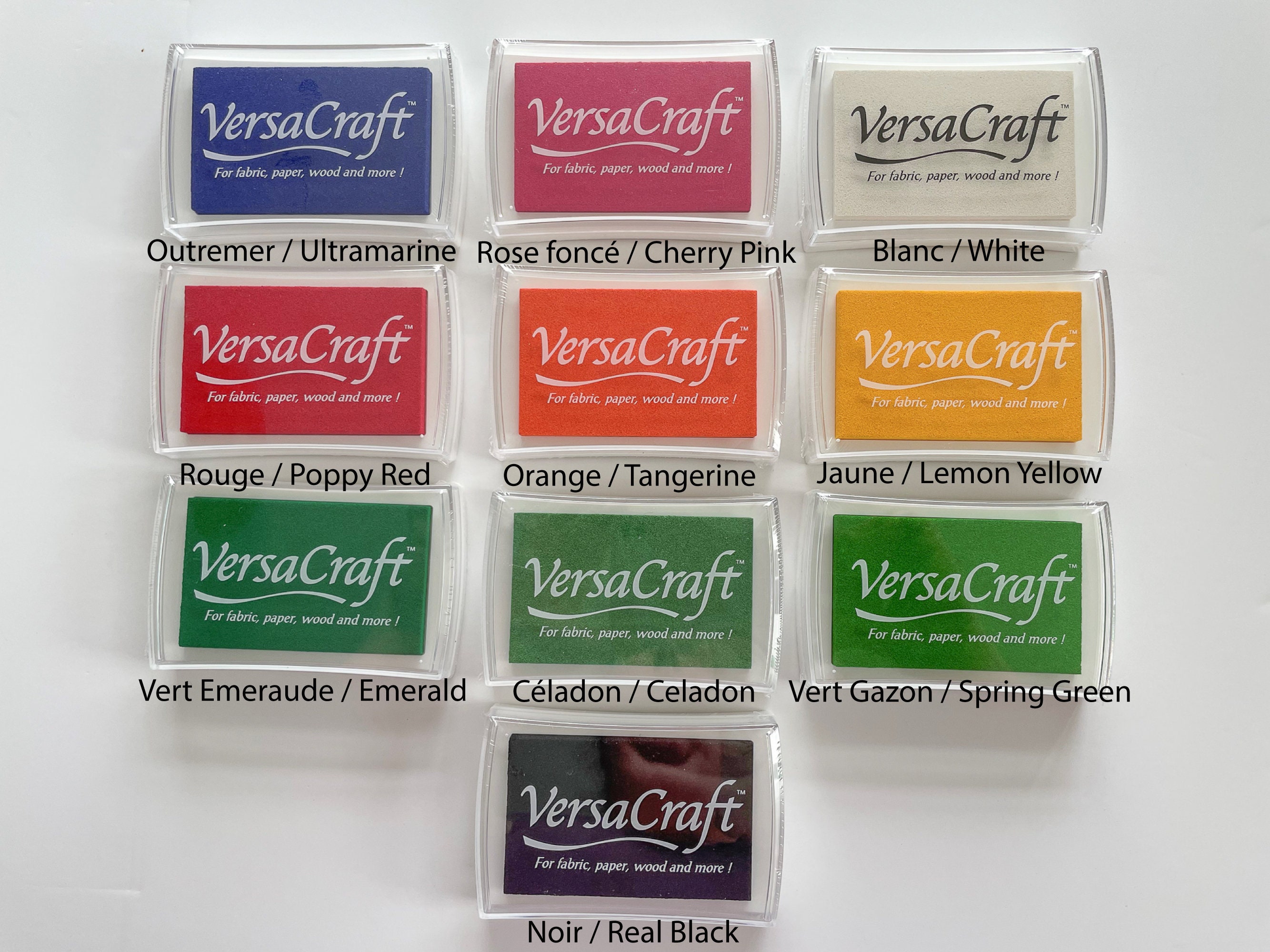 Versacraft large ink pads for fabric wood leather or paper Etsy