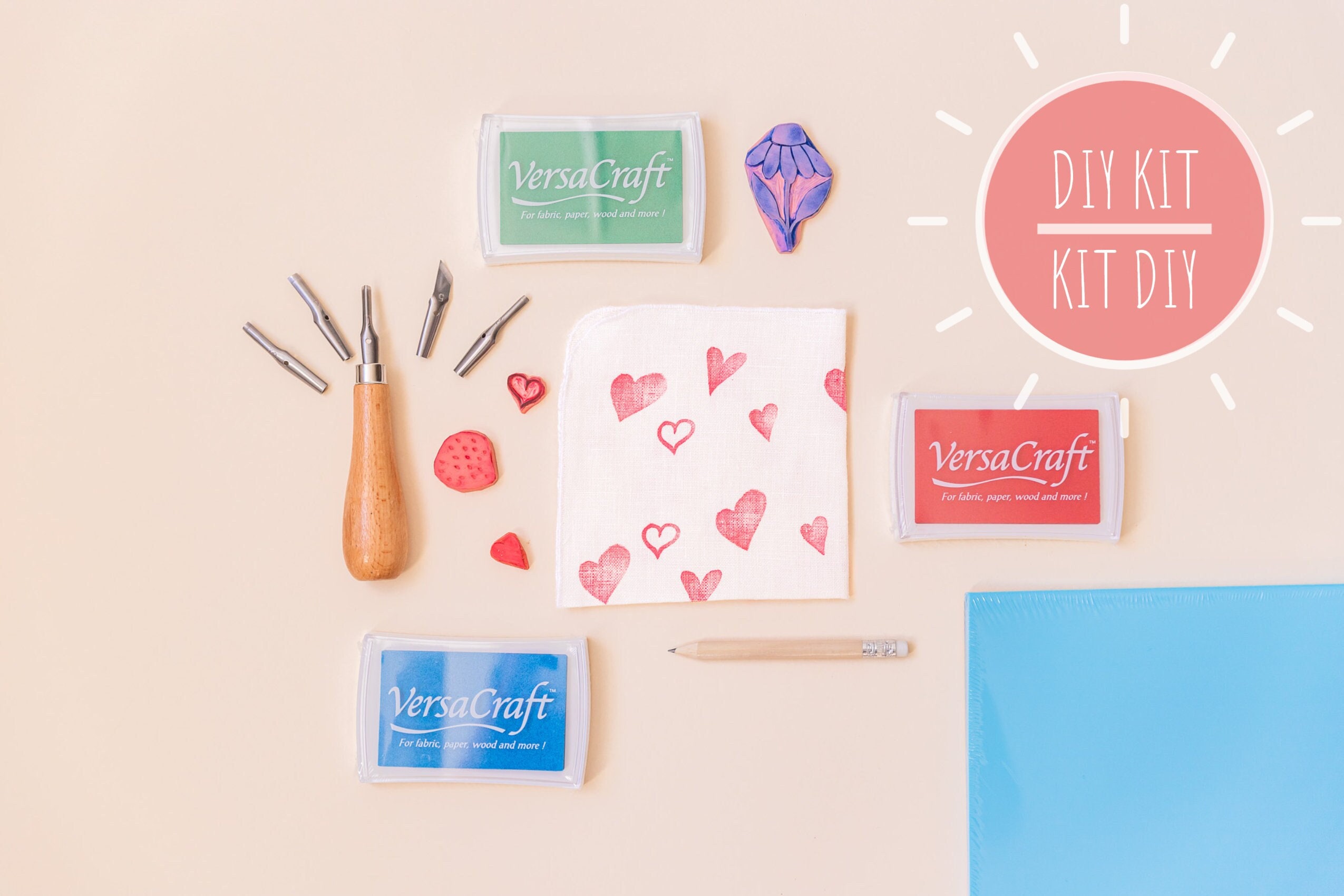 Make Your Own Linocut at Home, DIY Kit 
