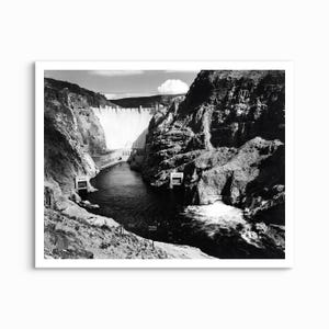 Hoover Dam I, Ansel Adams, 1941 UNFRAMED PRINT