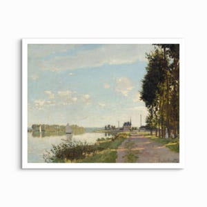 Argenteuil, Claude Monet - 1872 UNFRAMED ART PRINT