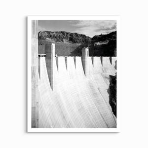 Hoover Dam II, Ansel Adams, 1941 UNFRAMED PRINT