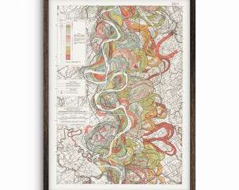 Mississippi Meander Belt Sheet 7, Planche 22 - Harold Fisk, USACE 1944
