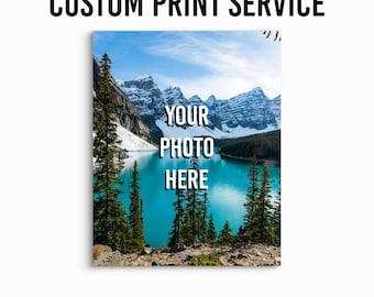Impression photo giclée personnalisée : papier coton semi-brillant, encres d'archives