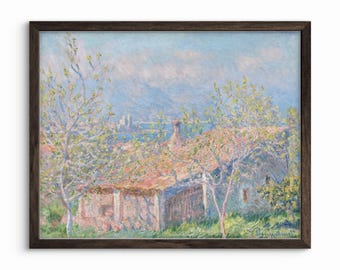 アンティーブの庭師の家、クロード・モネ - 1888年 額なしアート