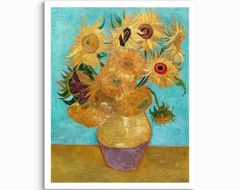 【 美品 】アートプリント VAN GOGH(ヴァン・ゴッホ)「 ひまわり 」 Sunflowers - Vincent Willem van Gogh, Dutch, 1853 - 1890 — Google