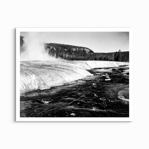 Firehold River, Yellowstone National Park, Wyoming, Ansel Adams - 1941 UNFRAMED PRINT