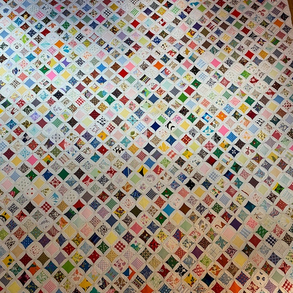 Cathedral Window Quilt Pattern Etsy