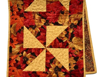 Fall Quilted Table Runner Decor