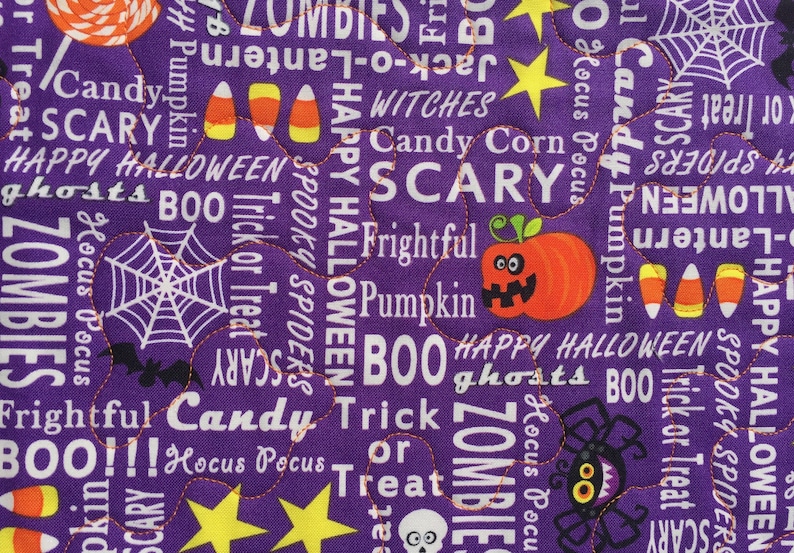 Halloween Quilted Table Runner Decor