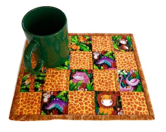 Posavasos grande con diseño de animales