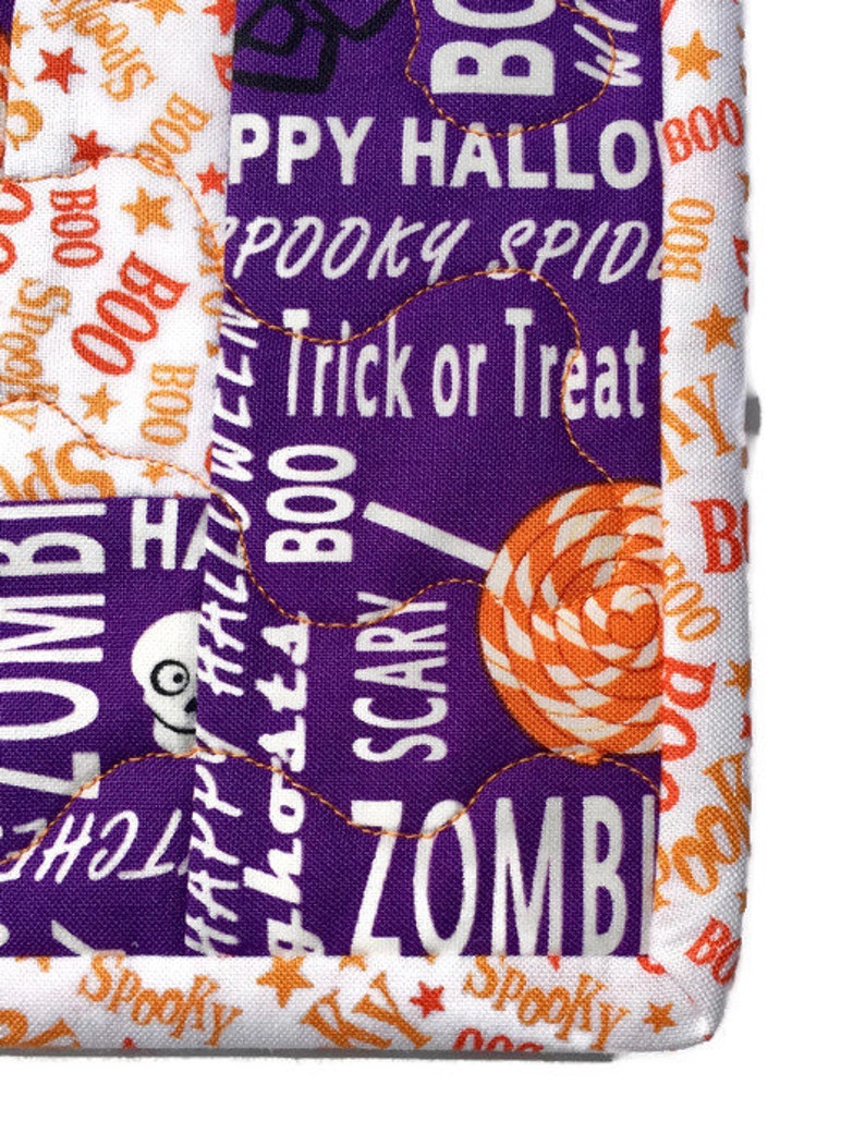 Halloween Quilted Table Runner Decor