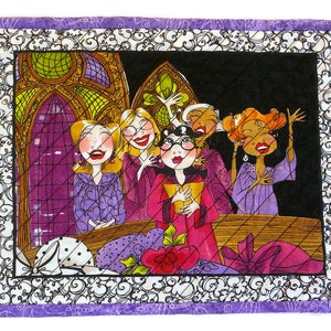 Church Ladies Quilted Tasse Teppich Untersetzer