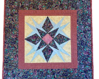 Wall Hanging Art Decor, Quilted Table Topper