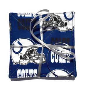 Indianapolis Colts gesteppte Stoff Untersetzer