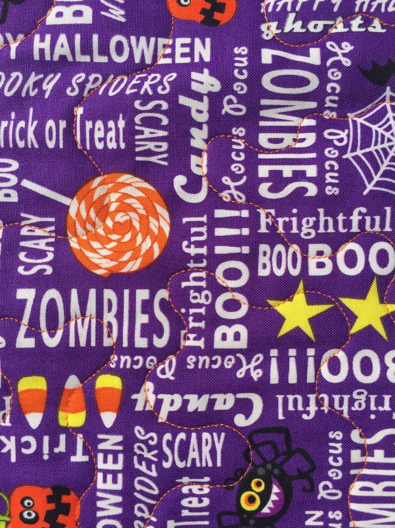 Halloween Quilted Table Runner Decor
