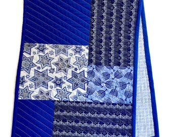 Hanukkah Chanukah Quilted Table Runner Decor