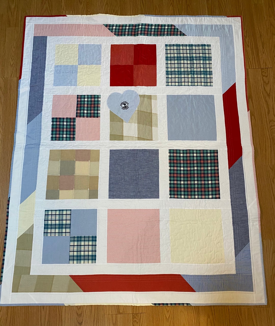 Memory Quilt Custom Made From Clothes Amount Stated - Etsy