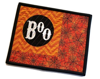 Halloween Quilted Mug Rug Large Coaster