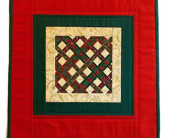 Christmas Quilted Table Topper Decor