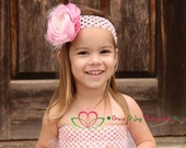 CLEARANCE! Tutu Dress, Headband, Size 12-18 Months, "Pink Cloud"  Photo Prop, Pink, Rose Princess, OOAK