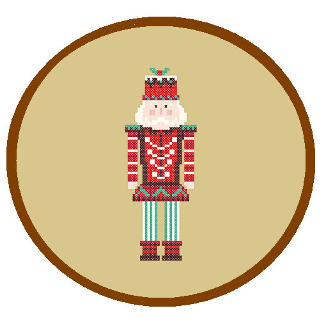 Instant Download Cross Stitch Pattern Nutcracker Whimsical Etsy