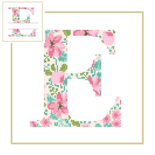 E Monogram - Etsy