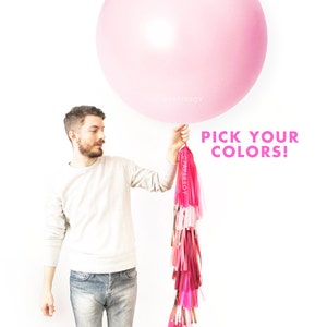 Palloncino Jumbo con Nappa Coda Frangia - Palloncino in Lattice - Ghirlanda di Nappe Blush Oro Rosa Pesca Champagne Decorazione per Servizio Fotografico di Nozze