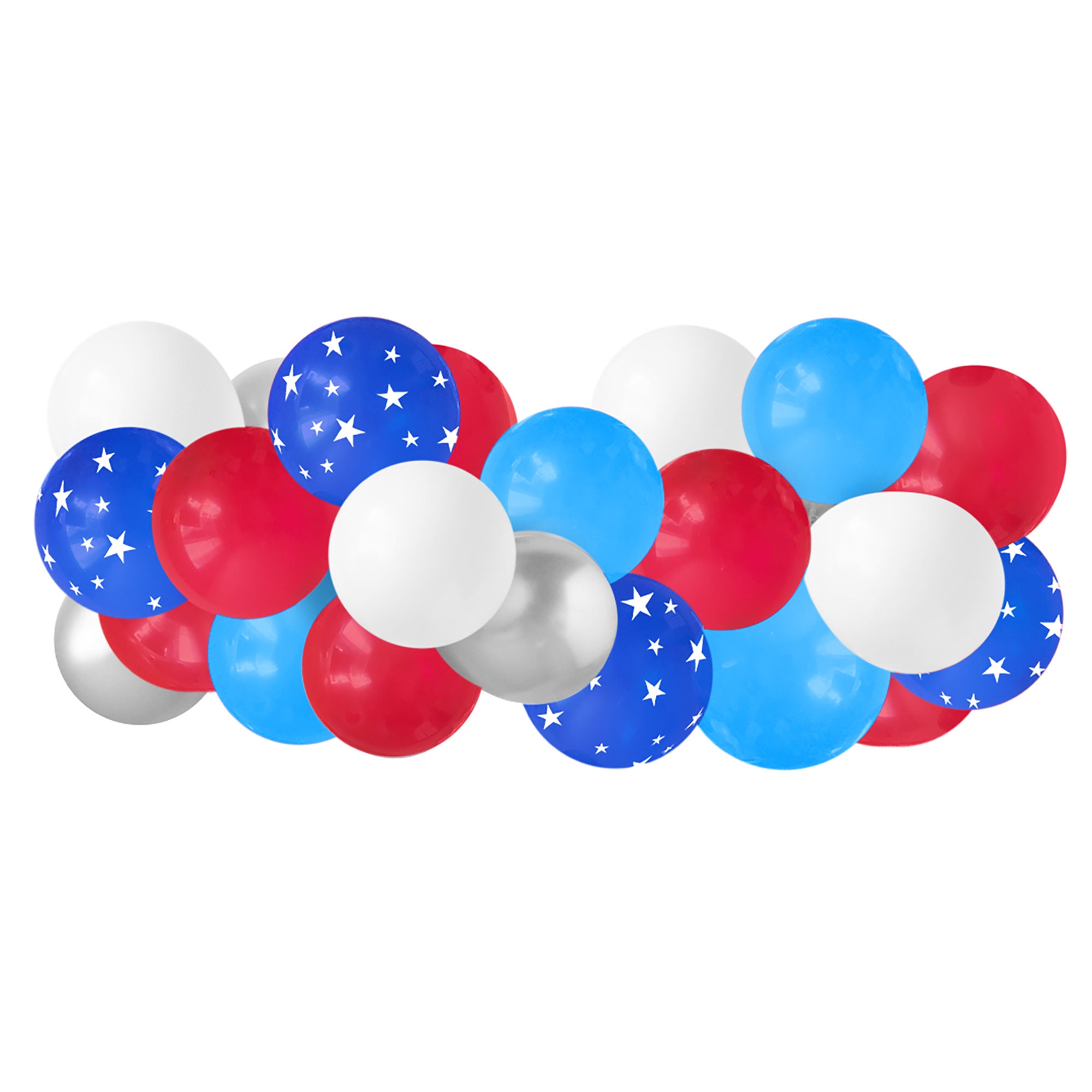 4th of July Balloon Garland Kit Fourth of July Balloon Arch / Balloon Decor  / Red White and Blue 