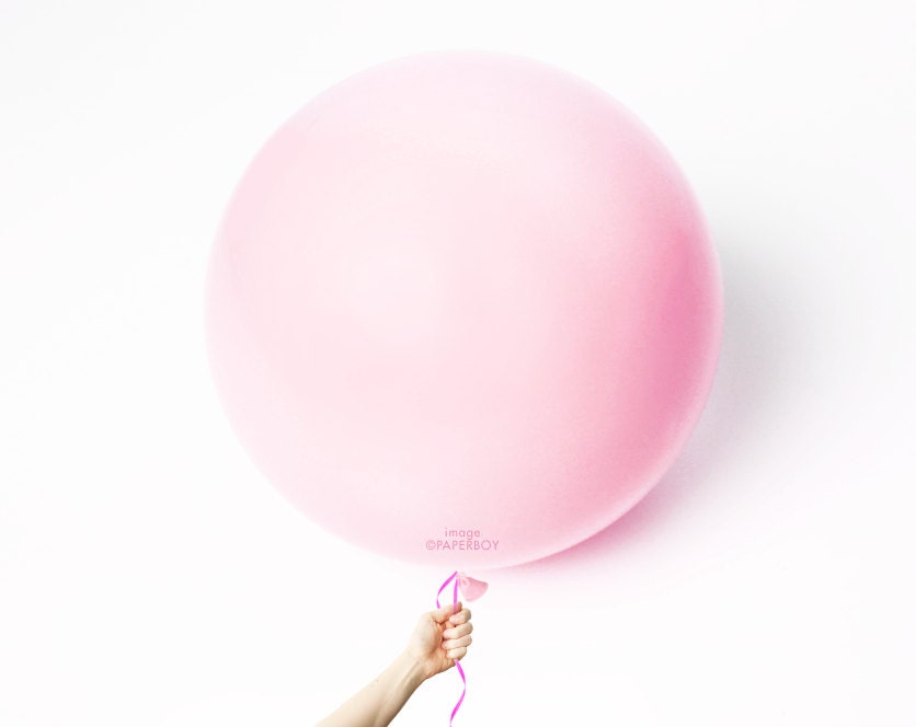 Light Pink 36" Balloon - Latex - Wedding / Bridal Shower / Girl …